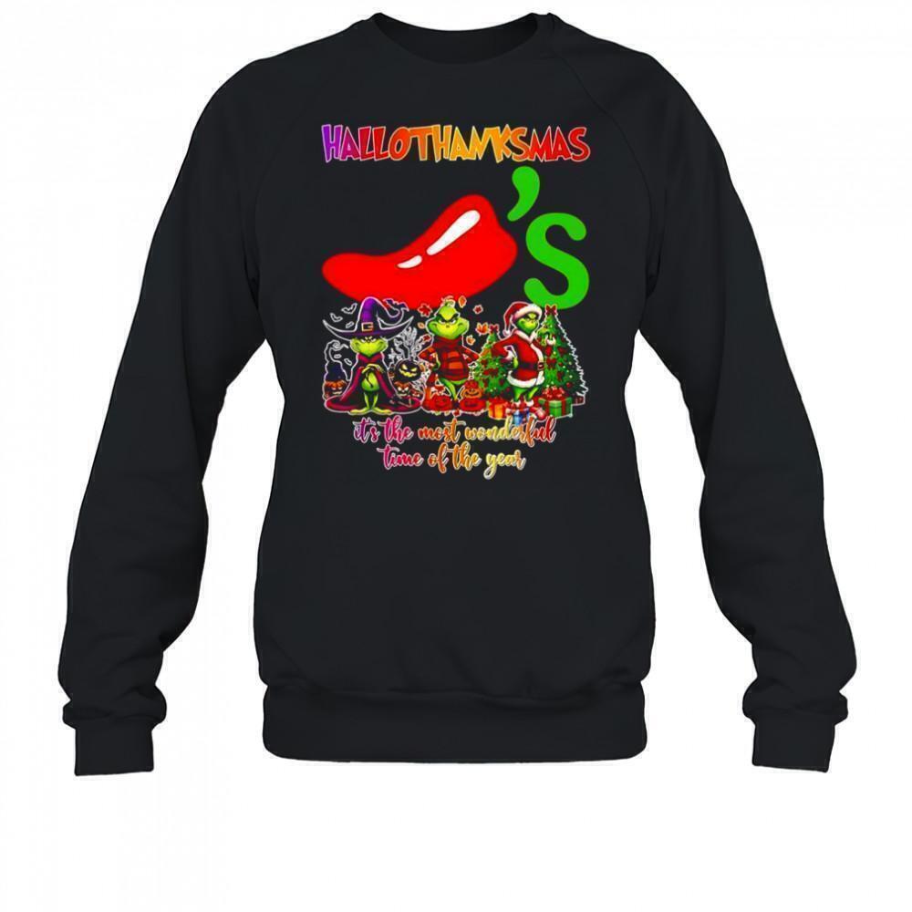 Happy Hallothanksmas Chilis X Grinch Holiday Mashup Sweatshirt